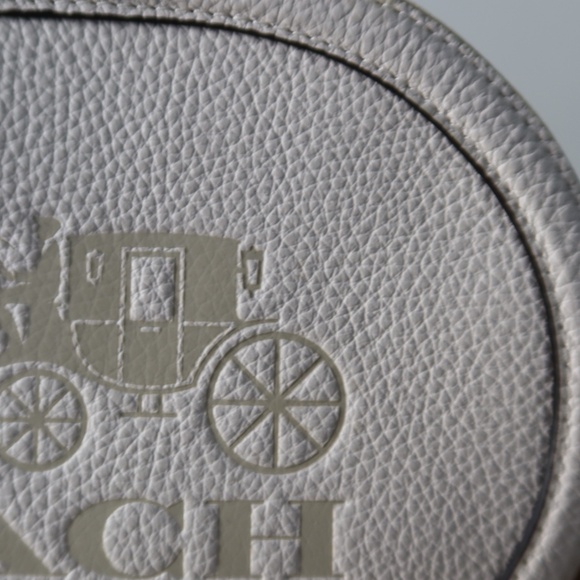 Coach Colorblock Camera Bag With Horse And Carriage - Chalk /Vanilla Cream New - Picture 13 of 14